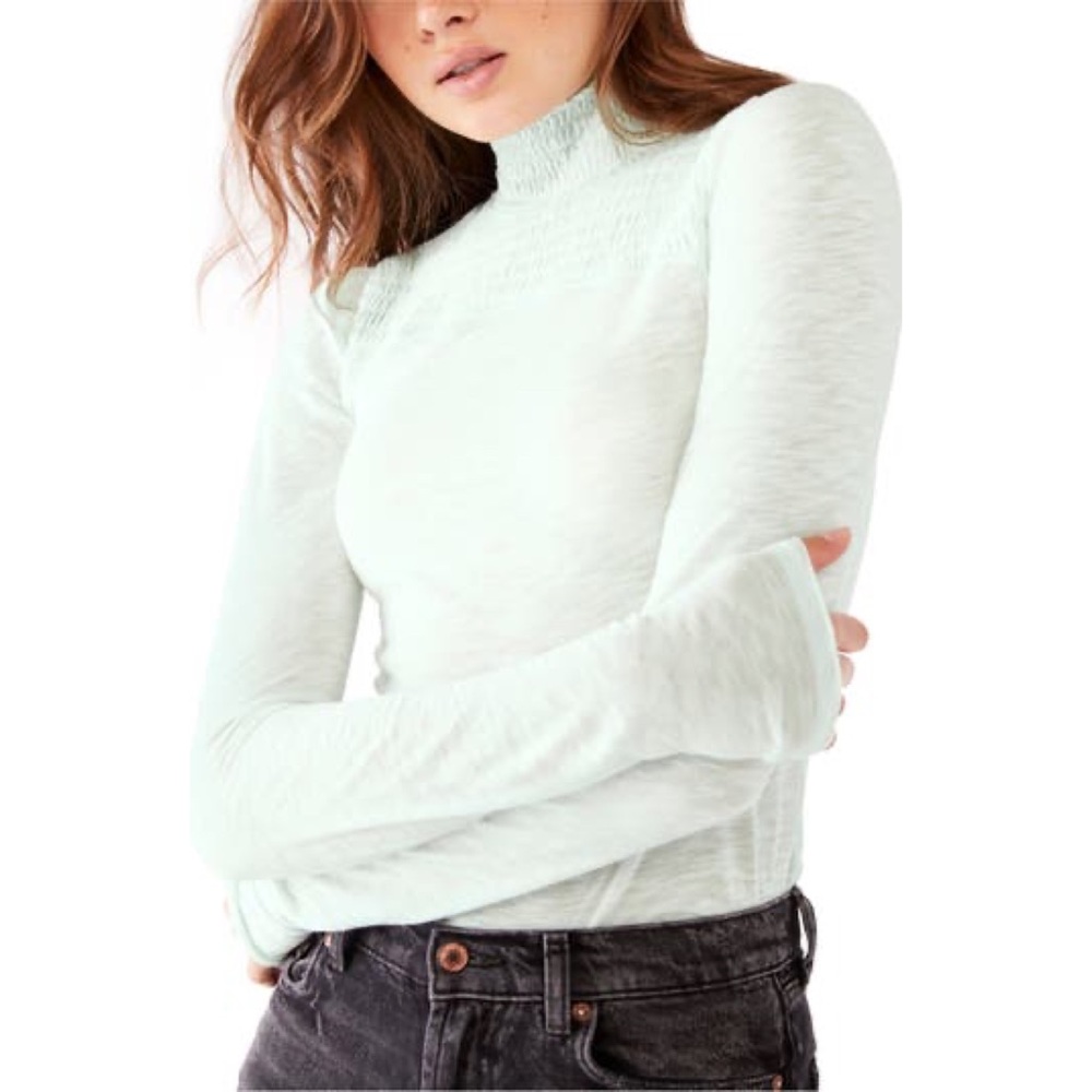 Free people Caroline Turtleneck top NWT